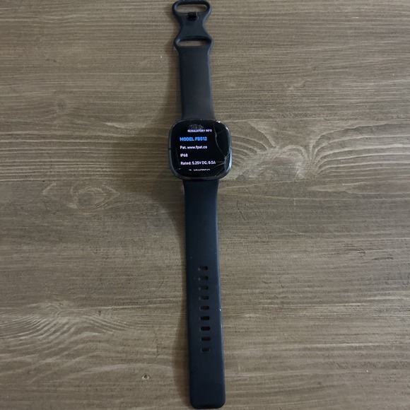 fitbit Other - Fitbit Sense FB512 GPS Health Smartwatch Heart Rate SpO2 ECG Fitness Watch- Read